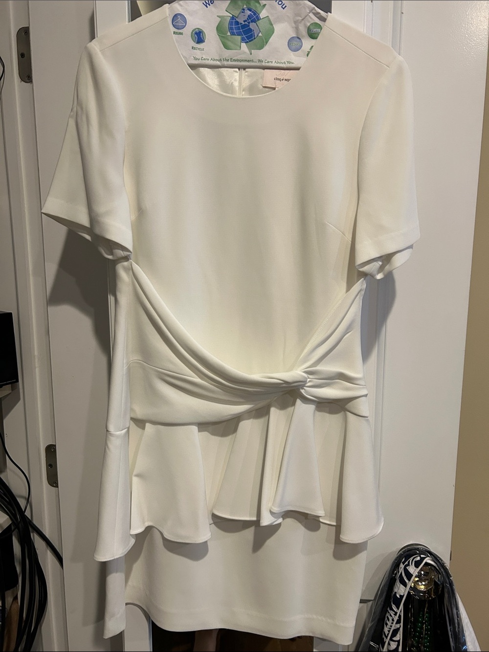 cinq à sept White Crewneck Top